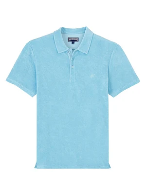 Terry Cloth Polo Shirt