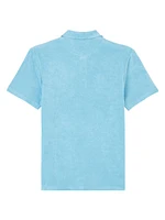 Terry Cloth Polo Shirt