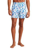 Circus Print Swim Trunks