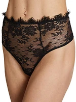 Jolie Lace High-Waist Thong