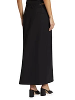 Leonardo Belted Midi-Skirt