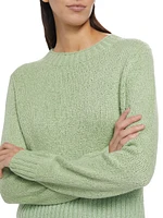 Plush Silk Crewneck Sweater