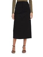 Straight Midi-Skirt