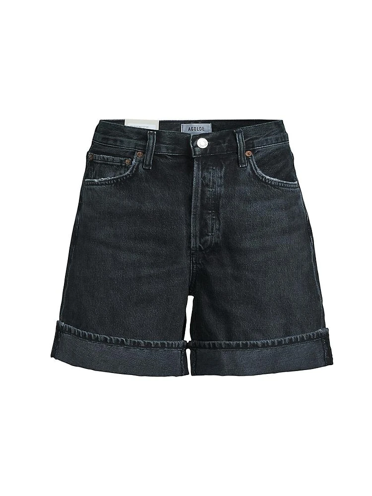 Dame Long Denim Shorts