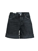 Dame Long Denim Shorts