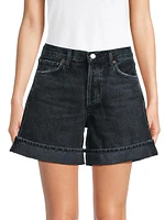 Dame Long Denim Shorts