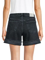 Dame Long Denim Shorts