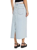 Della Denim Maxi Skirt