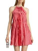 Marla Slubbed Organza Minidress