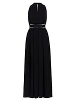 Once Contrast-Trim Jersey Maxi Dress