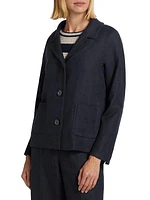 Ninfa Linen-Blend Jacket