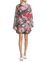 Bree Dreamy Daisies Cape Minidress