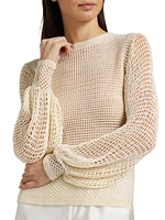 Crochet Crewneck Sweater