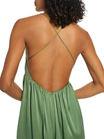 Silk Plunge Slip Gown