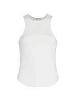 Stretch Cotton-Blend Tank