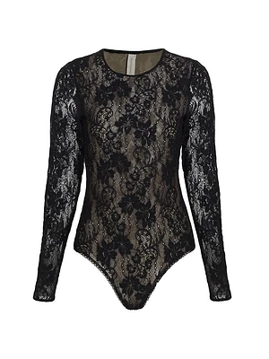 Lace Long-Sleeve Bodysuit