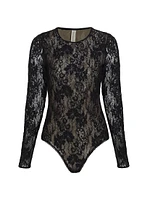 Lace Long-Sleeve Bodysuit