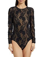 Lace Long-Sleeve Bodysuit