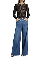Lace Long-Sleeve Bodysuit