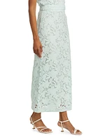 Natura Lace Pencil Midi-Skirt