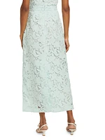 Natura Lace Pencil Midi-Skirt