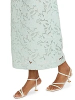 Natura Lace Pencil Midi-Skirt