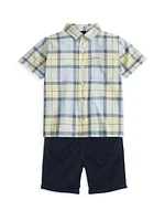 Little Boy's & Gordon Short-Sleeve Shirt