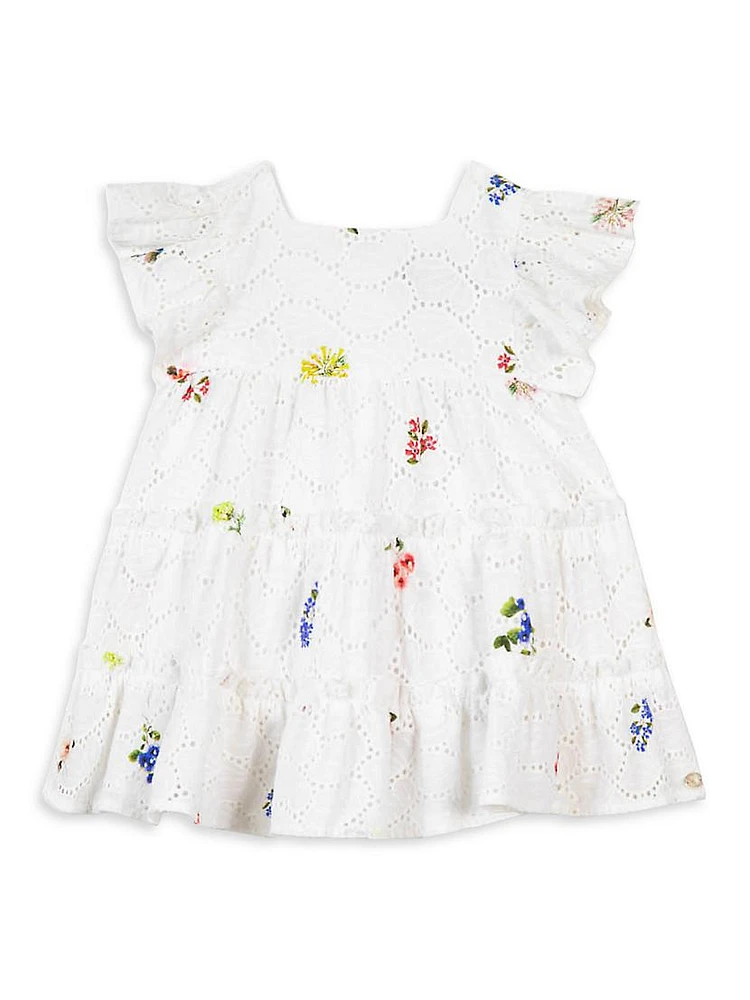 Baby Girl's & Little Floral Eyelet Dress