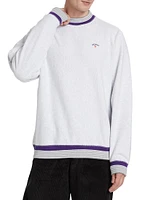 Striped Rib Crewneck