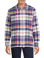 Plaid Cotton Flannel Shirt