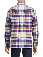 Plaid Cotton Flannel Shirt