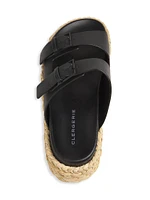 Qiana2 Leather Espadrille Sandals