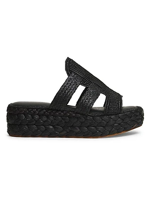 Aralia Raffia Espadrille Sandals