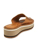 Fastsr 45MM Meltallic Leather Sandals