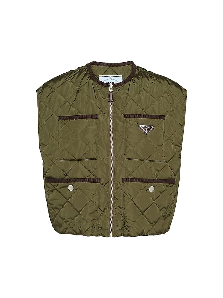 Quilted Light Re-Nylon Vest