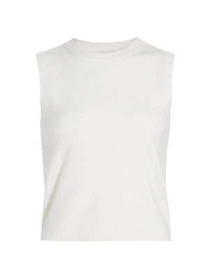 Crewneck Sleeveless Top