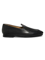 Leather Slip-On Loafers