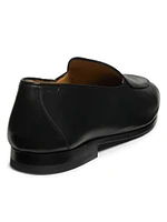 Leather Slip-On Loafers