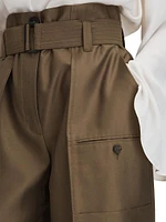 Maria Belted Cargo Trousers