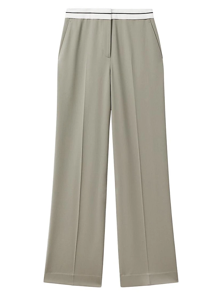 Whitley Wool-Blend Wide-Leg Pants