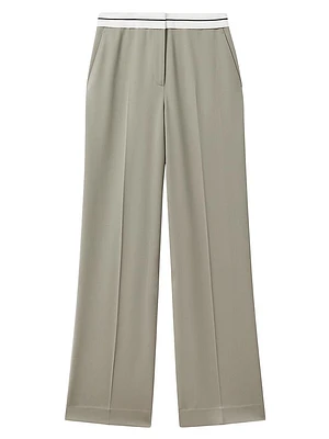 Whitley Wool-Blend Wide-Leg Pants