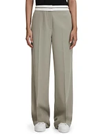 Whitley Wool-Blend Wide-Leg Pants