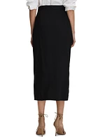 Zaria Asymmetric Midi-Skirt