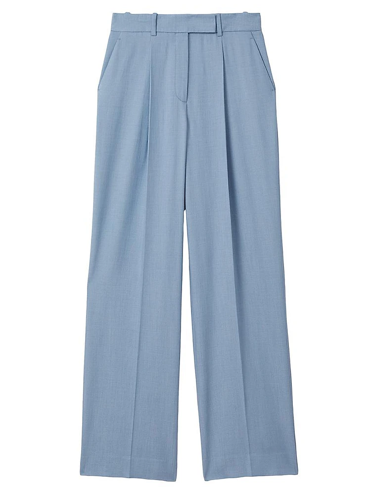 June Pleated-Front Relaxed Pants