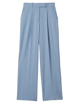 June Pleated-Front Relaxed Pants