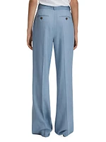 June Pleated-Front Relaxed Pants