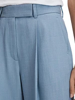 June Pleated-Front Relaxed Pants