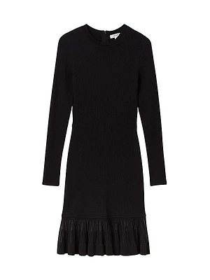 Teagan Rib-Knit Minidress