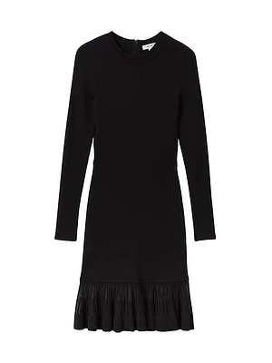 Teagan Rib-Knit Minidress