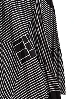 Gabi Geometric Pleated Midi-Skirt